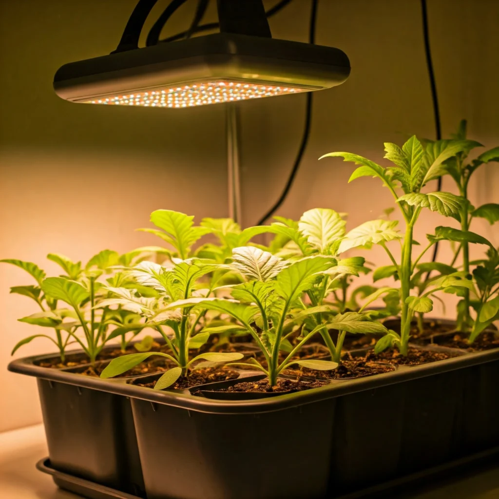 Indoor Plant Lighting: The Ultimate Overview for Home Gardeners 8 LED Grow Lighting