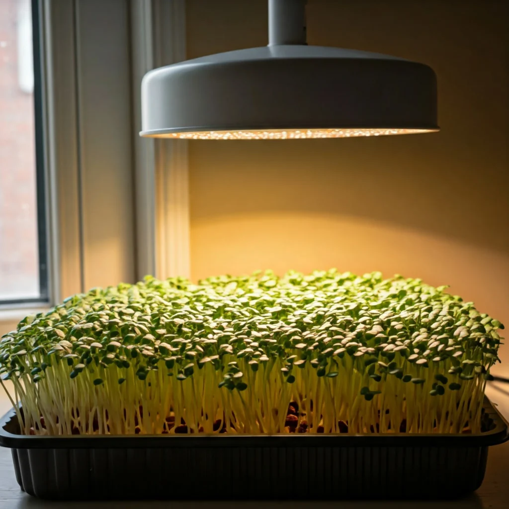 How to Grow Microgreens: A Total Overview for Home Gardeners 7 expanding microgreens inside