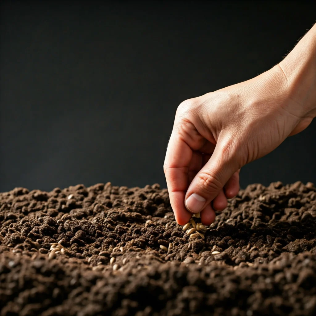 How to Grow Microgreens: A Total Overview for Home Gardeners 13 push the seeds