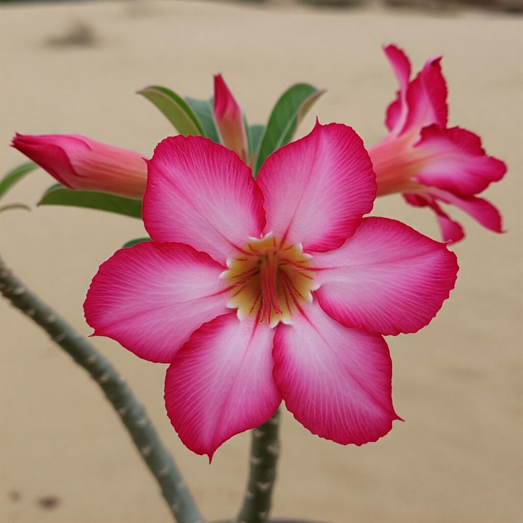 Adenium arabicum (Desert Rose): A Guide to Growing and Caring for This Succulent 1 Adenium arabicum Desert Rose