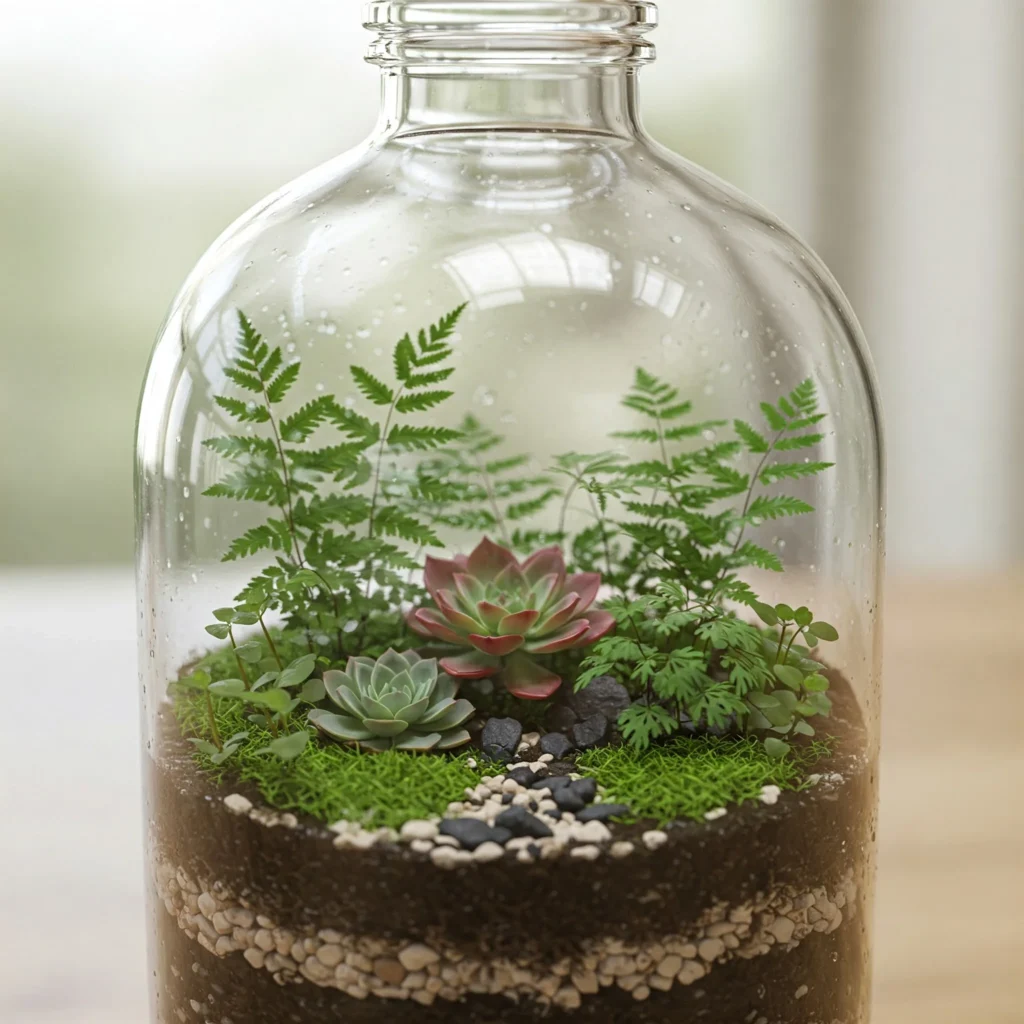Miniature Gardens: A Complete Guide to Creating Your Own Tiny Landscapes 4 Bottle gardens