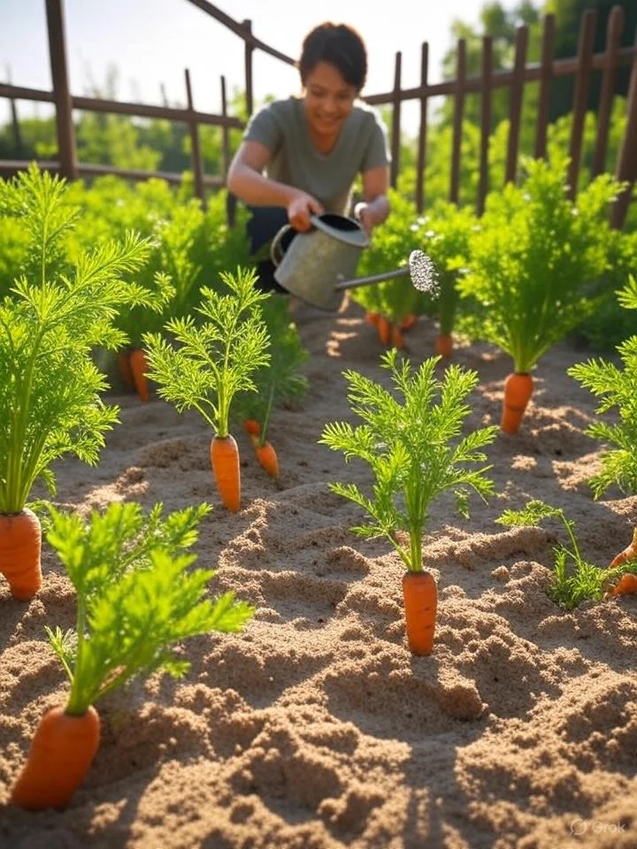 Discover the Joy of Growing Carrots at Home: A Complete Guide 12 Water and Mulch
