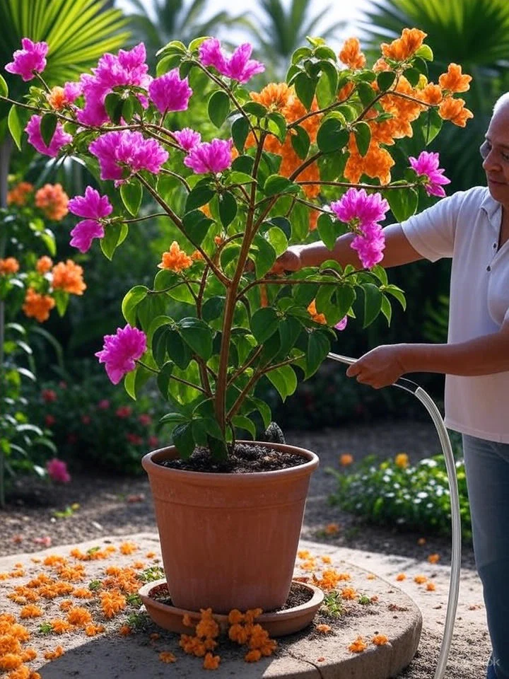 Bougainvillea: The Vibrant, Thriving Climber for Your Stunning Garden 6 regular watering