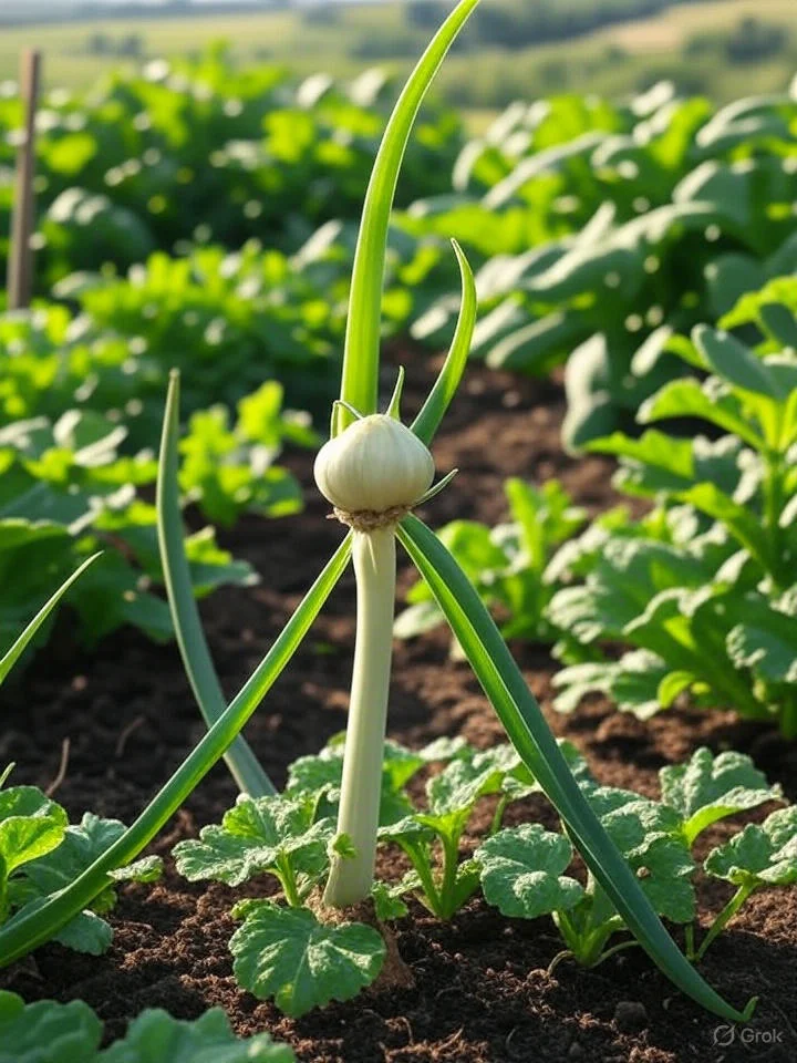 when to harvest garlic