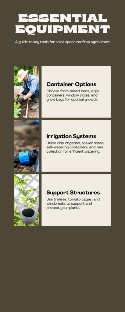 Essential Equipment for Small Space Rooftop Agriculture