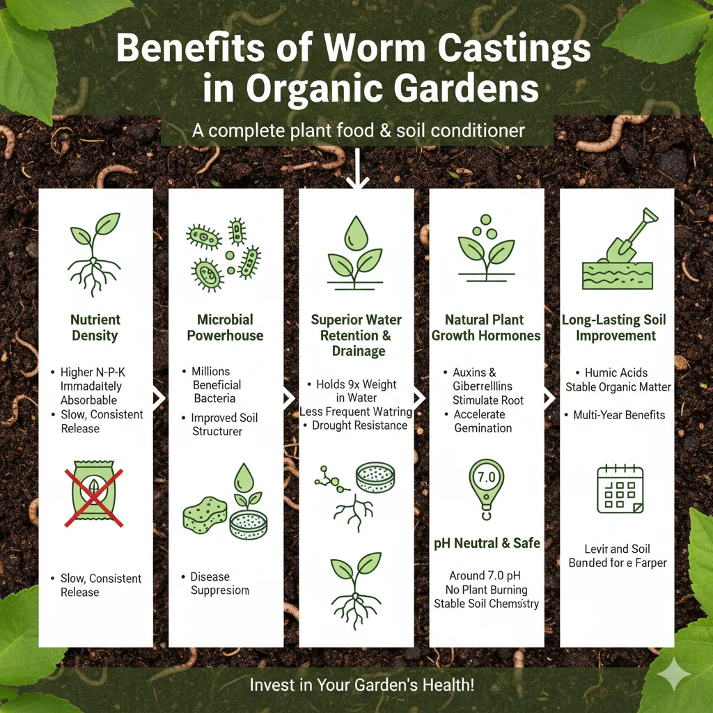 Benefits of Worm Castings