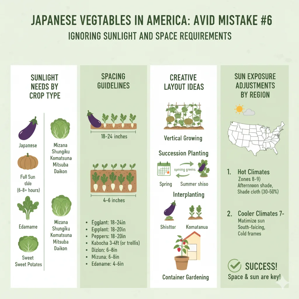Ignoring Sunlight and Space Requirements