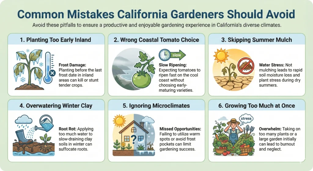 Common Mistakes California Gardeners Should Avoid