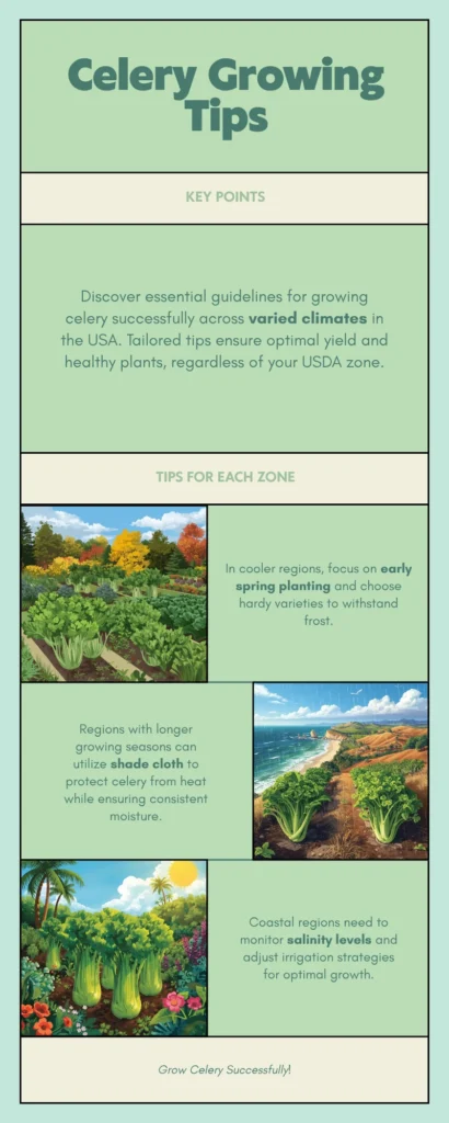 Infographic - Celery Growing Tips