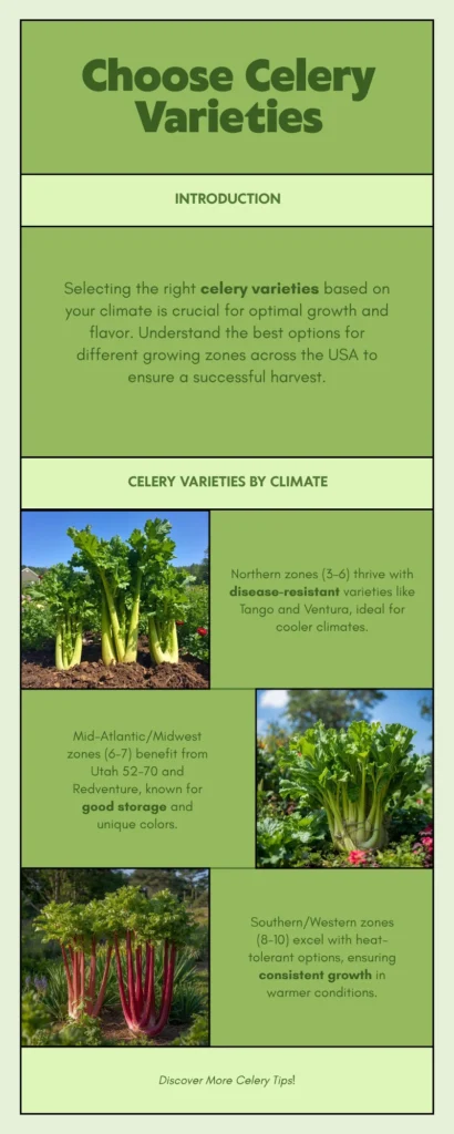 Infographic - Choose Celery Varieties