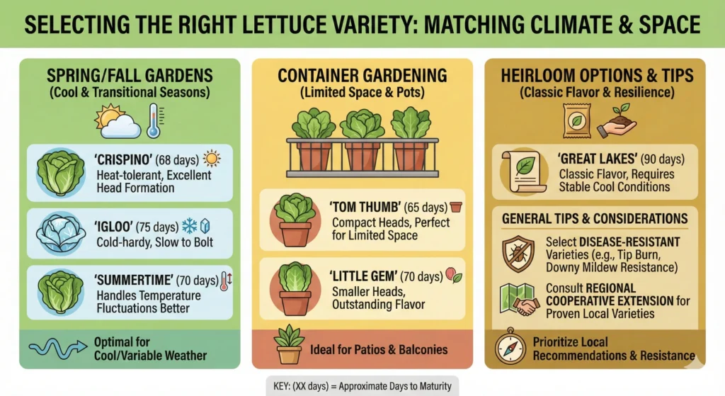 Selecting the Right Variety of iceberg lettuce