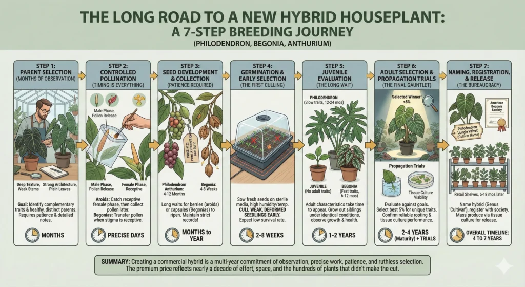 Stunning Hybrid Houseplants: Hype or Hero? 2 How Breeders Create New Philodendron, Begonia, and Anthurium