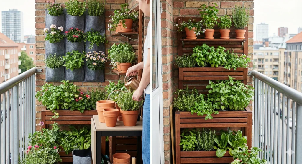 10 Brilliant Vertical Garden Ideas for Tiny Balconies in Australia 1 Vertical gardening