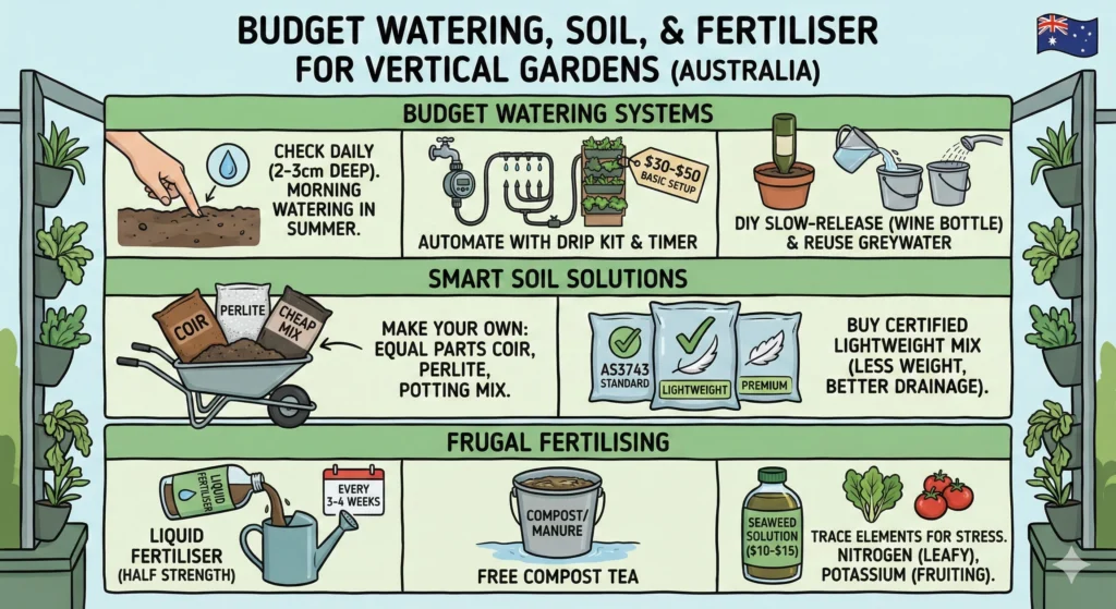 10 Brilliant Vertical Garden Ideas for Tiny Balconies in Australia 4 Watering systems