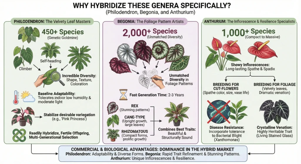 Stunning Hybrid Houseplants: Hype or Hero? 3 Why Hybridize These Genera Specifically