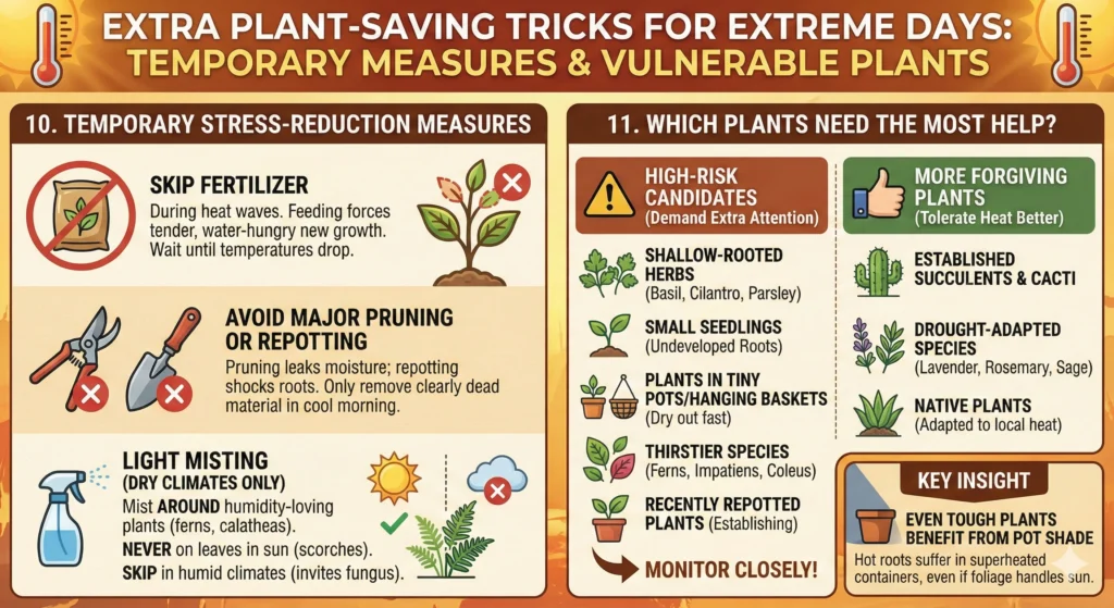 Extra Plant-Saving Tricks for Extreme Days