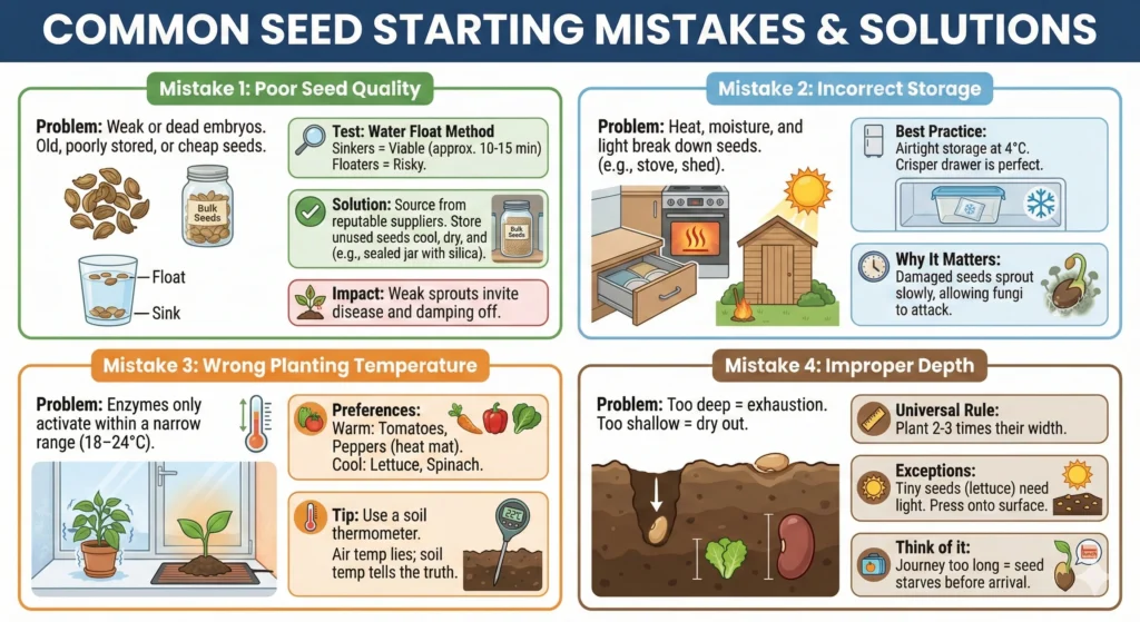 Mistake 1 Poor Seed Quality