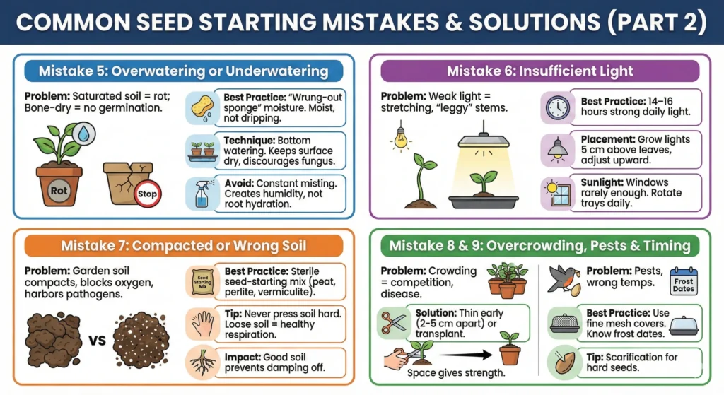 Mistake 5 Overwatering or Underwatering