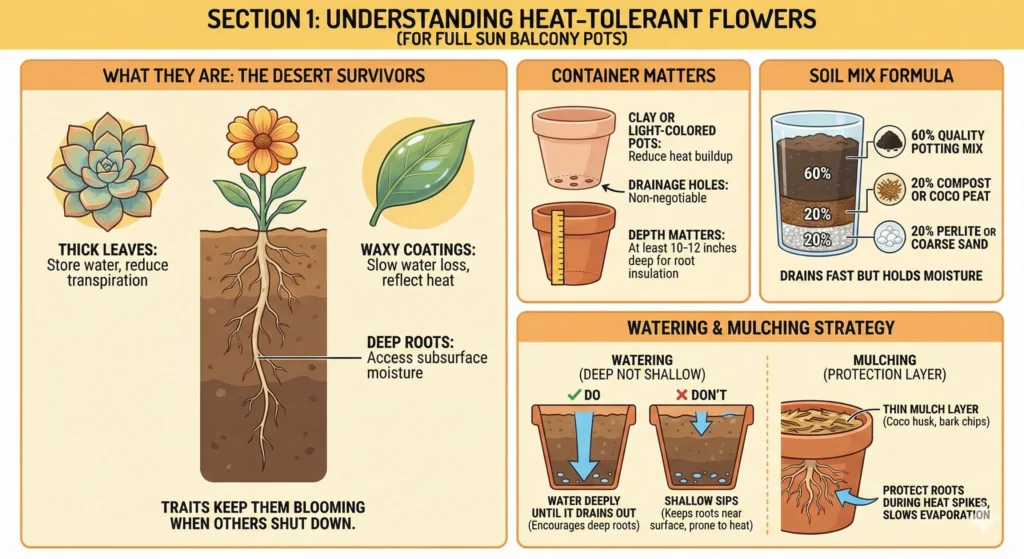 Understanding Heat-Tolerant Flowers