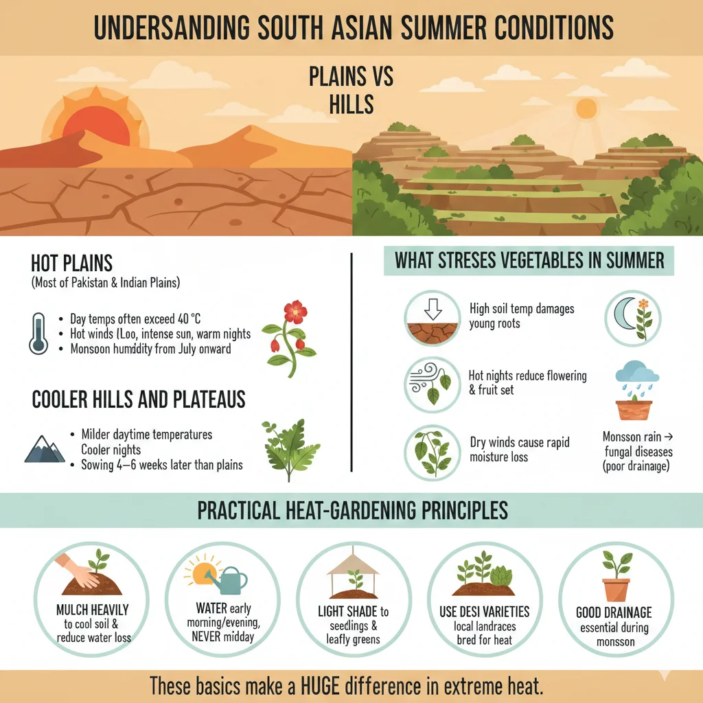 Understanding South Asian summer conditions Infographic